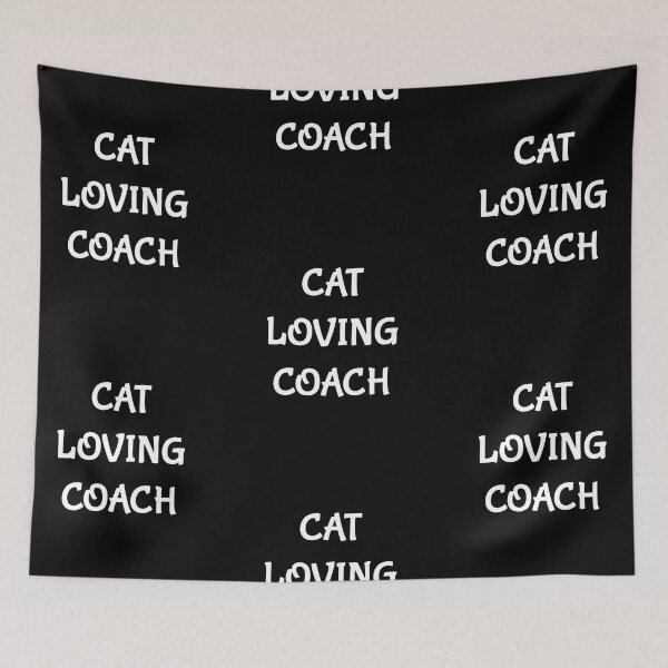 Item preview, Cat loving coach, funny dog loving head coach designed and sold by Merchattack.
