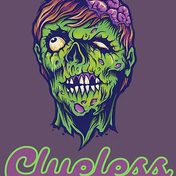 Artwork thumbnail, Clueless Zombie by ReeReeDesigns
