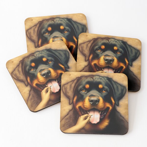 Item preview, Rottweiler portrait designed and sold by 123ks.