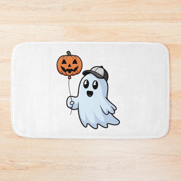 Item preview, Ghost with Pumpkin Balloon designed and sold by FugitiveLJ27.