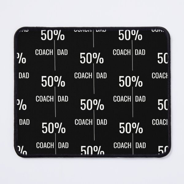 Item preview, Half coach, half dad, funny dad coach designed and sold by Merchattack.