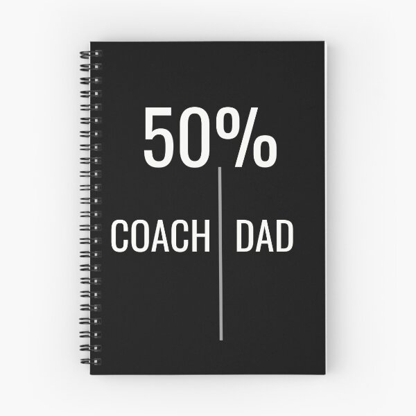 Item preview, Half coach, half dad, funny dad coach designed and sold by Merchattack.