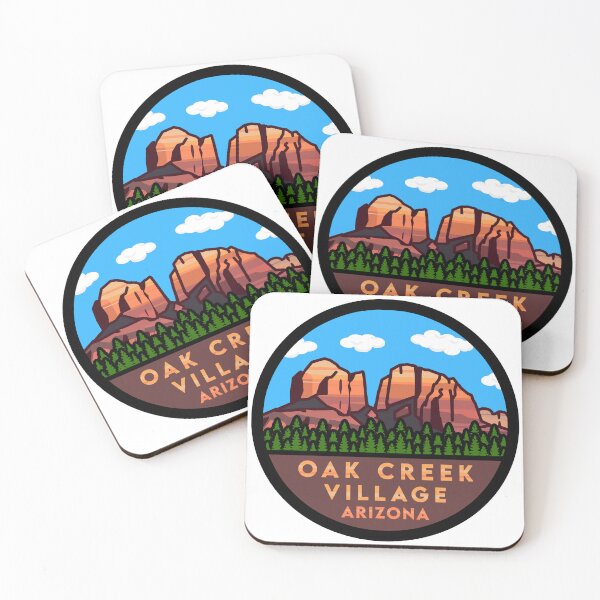 Item preview, Oak Creek Village Arizona Blue Skies Mountain Scene designed and sold by VanyaKar.