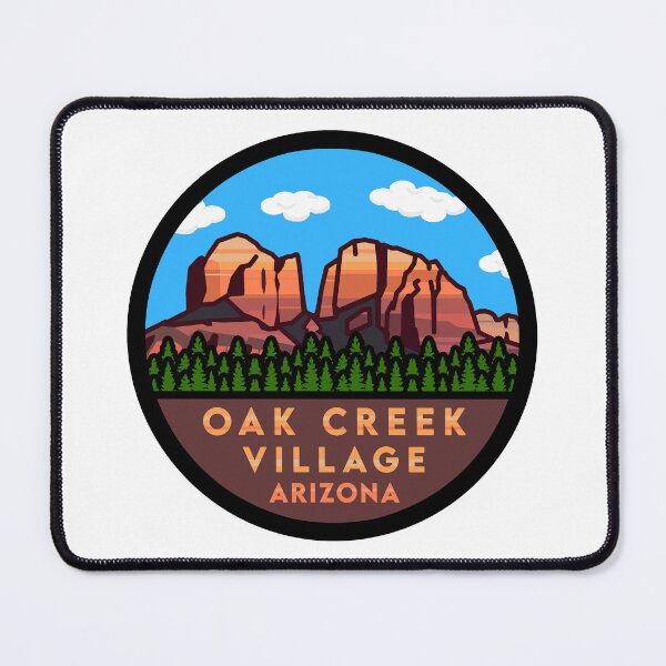 Item preview, Oak Creek Village Arizona Blue Skies Mountain Scene designed and sold by VanyaKar.