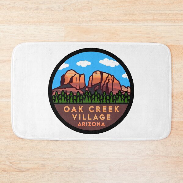 Item preview, Oak Creek Village Arizona Blue Skies Mountain Scene designed and sold by VanyaKar.