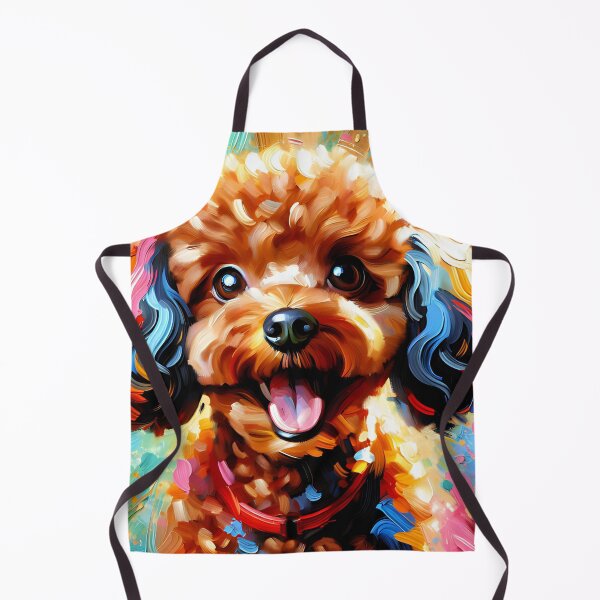 Item preview, Miniature Poodle Dog Acrylic Print Pet Portrait Dog Lovers designed and sold by Puppy Puzzles Plus.