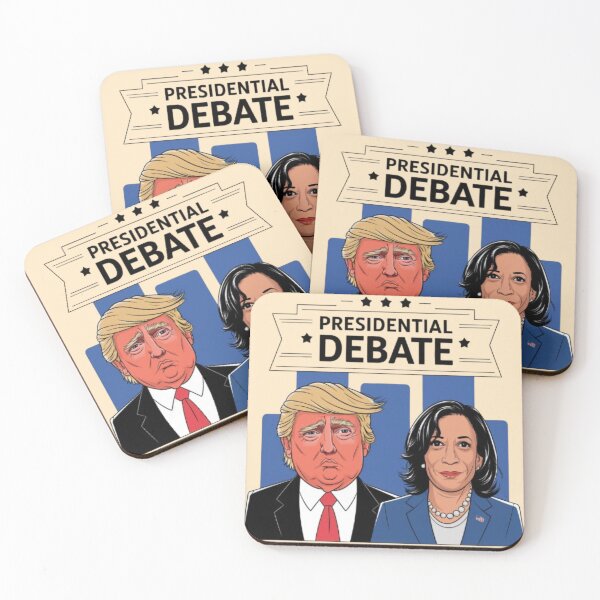 Item preview, presidential debate between Donald Trump and Kamala Harris designed and sold by 123ks.