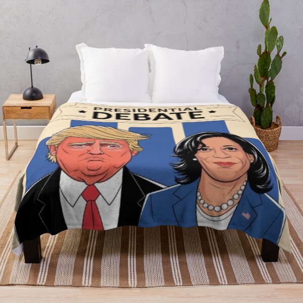 Item preview, presidential debate between Donald Trump and Kamala Harris designed and sold by 123ks.
