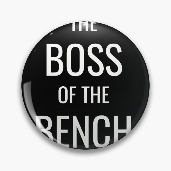 Item preview, The boss of the bench, funny coach humor designed and sold by Merchattack.