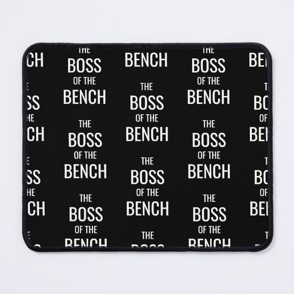 Item preview, The boss of the bench, funny coach humor designed and sold by Merchattack.