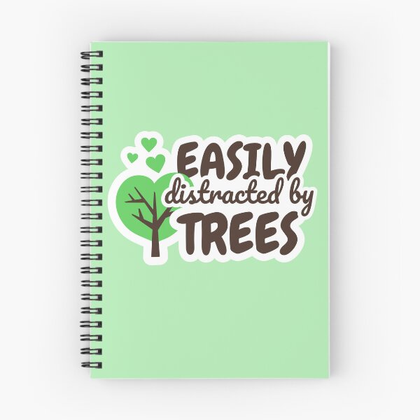 Item preview, Easily Distracted by Trees for Tree Lover Nature Lover Arborist designed and sold by chrisrivait.