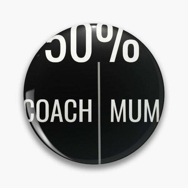 Item preview, Half coach, half mom, funny coach mum designed and sold by Merchattack.