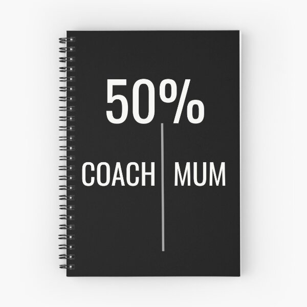Item preview, Half coach, half mom, funny coach mum designed and sold by Merchattack.