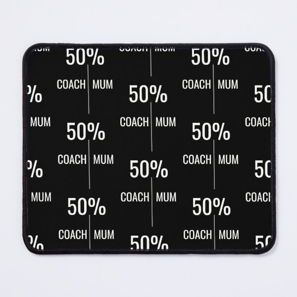 Item preview, Half coach, half mom, funny coach mum designed and sold by Merchattack.