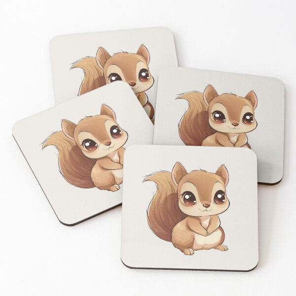 Item preview, Kawaii squirrel designed and sold by KindlyKawaii.