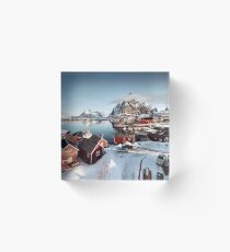 reine at lofoten Acrylic Block