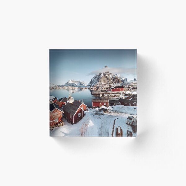 reine at lofoten Acrylic Block