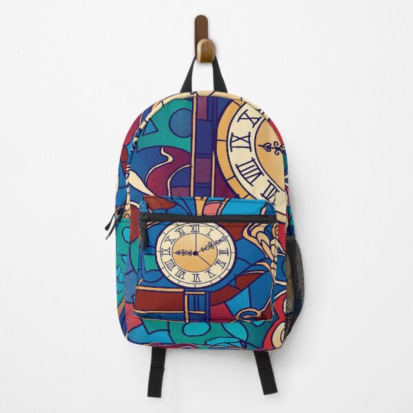 Item preview, Art Nouveau Stained Glass Clock Design designed and sold by DrawHandArt.