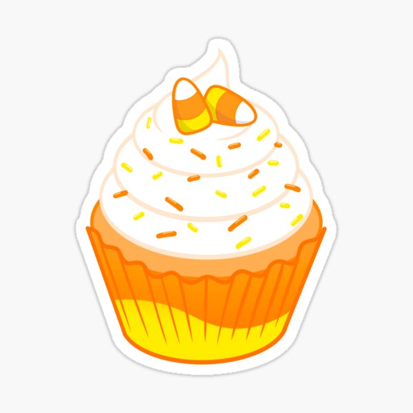 Item preview, Candy Corn Cupcake designed and sold by bumblebreeart.