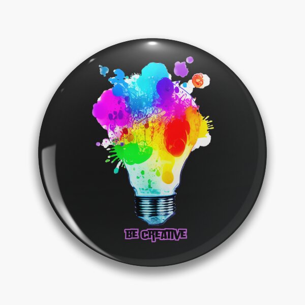 Item preview, Be Creative: Colorful Lightbulb Inspiration designed and sold by DFVisuals.
