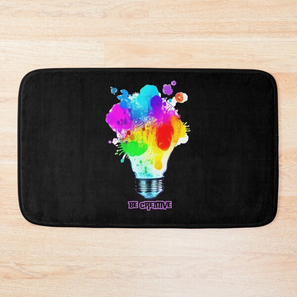 Item preview, Be Creative: Colorful Lightbulb Inspiration designed and sold by DFVisuals.