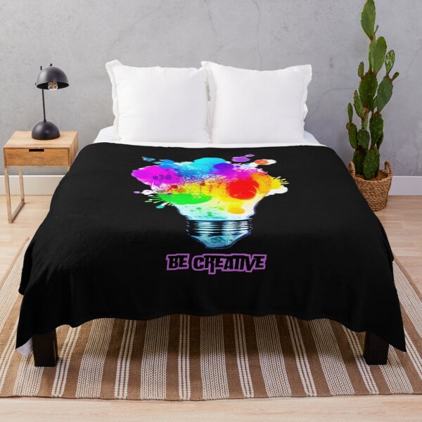 Item preview, Be Creative: Colorful Lightbulb Inspiration designed and sold by DFVisuals.