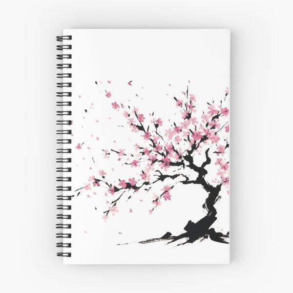 Item preview, Sakura Bloom in Japanese Ink Art designed and sold by goodday Japan.