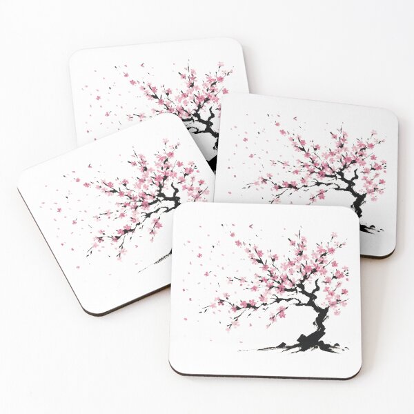 Item preview, Sakura Bloom in Japanese Ink Art designed and sold by goodday Japan.