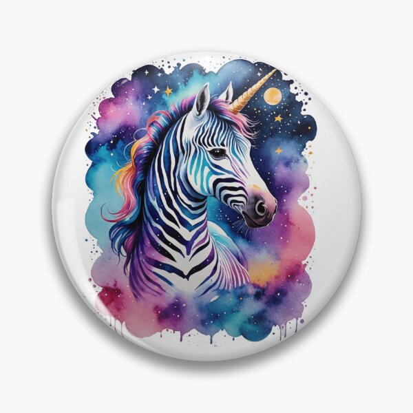 Item preview, Rainbow Galaxy Unicorn Zebra designed and sold by Zencookie.