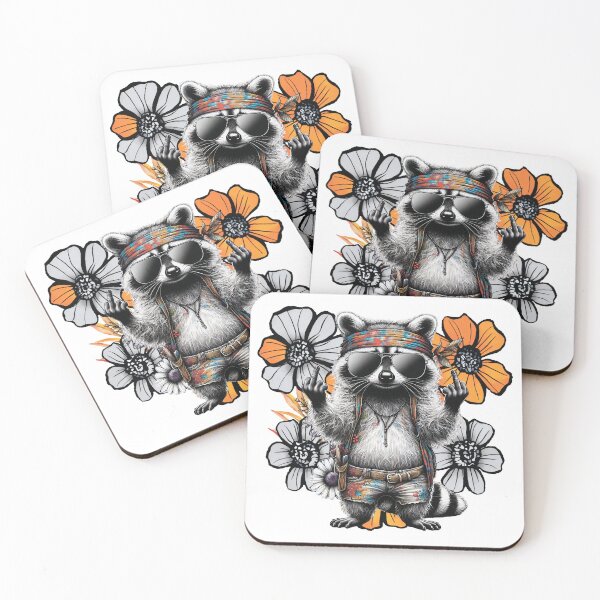 Item preview,  A cute raccoon shows the middle finger. designed and sold by MagelliShop.