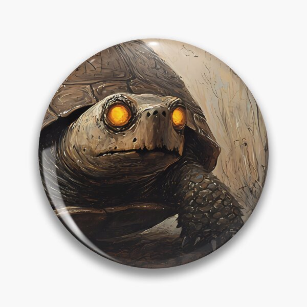 Item preview, HalloweenCore Snapping Turtle in Abandoned Graveyard designed and sold by Matt's Artificial Nature.