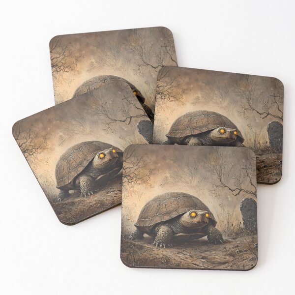 Item preview, HalloweenCore Snapping Turtle in Abandoned Graveyard designed and sold by Matt's Artificial Nature.