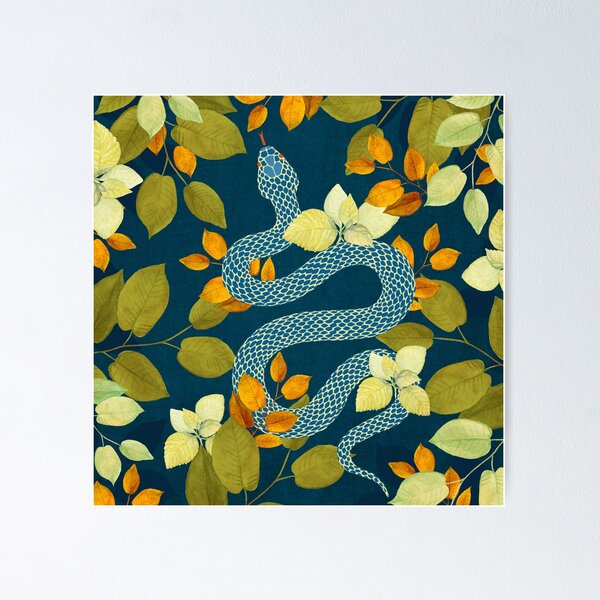 Item preview, Autumn Serpent Garden designed and sold by spacefrogdesign.