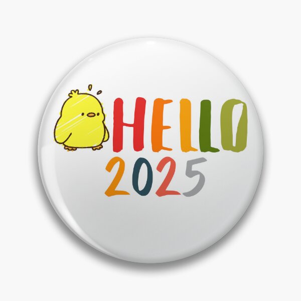 Item preview, Hello 2025 – New Year, Fresh Beginnings, Futuristic Vibes designed and sold by Colorful-Garden.