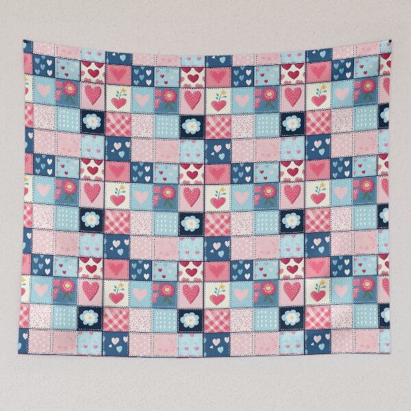 Item preview, Charming Cute Patchwork Design  designed and sold by CharmedWonders.