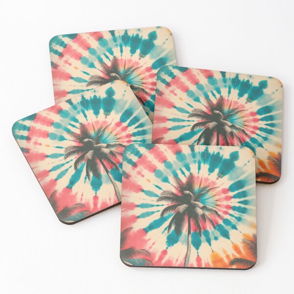 Item preview, Retro Tie Dye Palm Tree designed and sold by BassHeadMomma.