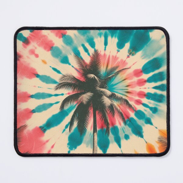 Item preview, Retro Tie Dye Palm Tree designed and sold by BassHeadMomma.