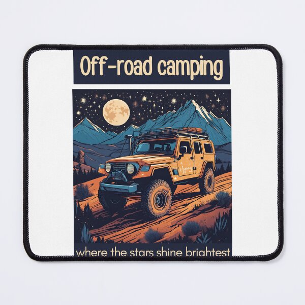 Item preview, Off-road camping: where the stars shine brightest designed and sold by FitEnvy.