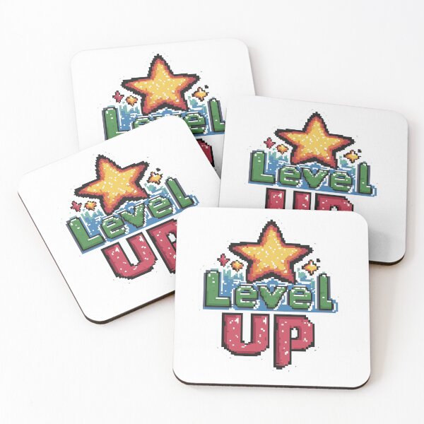 Item preview, Pixel Art Level Up Gaming Sticker designed and sold by Liseri.