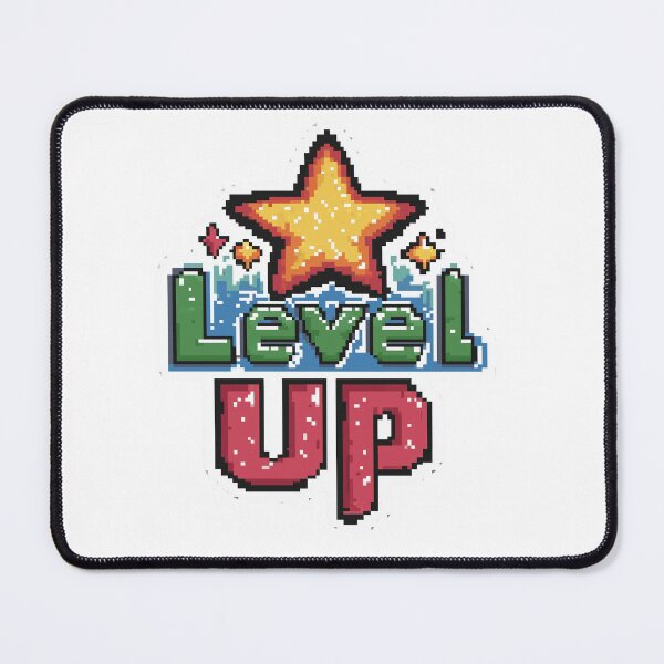 Item preview, Pixel Art Level Up Gaming Sticker designed and sold by Liseri.