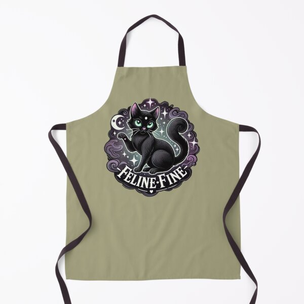 Artikelvorschau, Mystische schwarze Katze | Feline Fine Halloween Design entworfen und verkauft von CreationbyNiki.