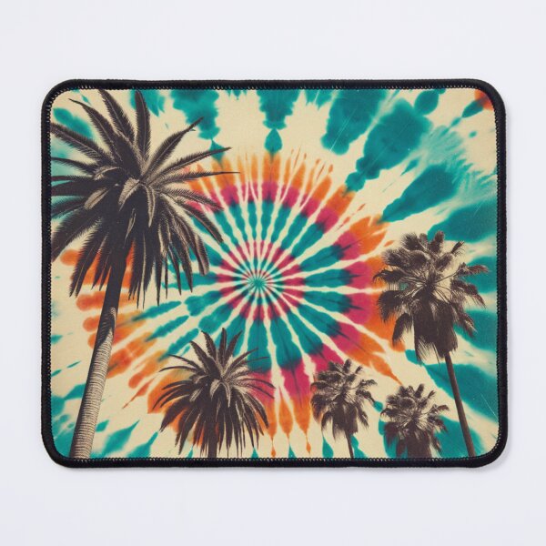 Item preview, Retro Tie Dye Palm Trees 2 designed and sold by BassHeadMomma.