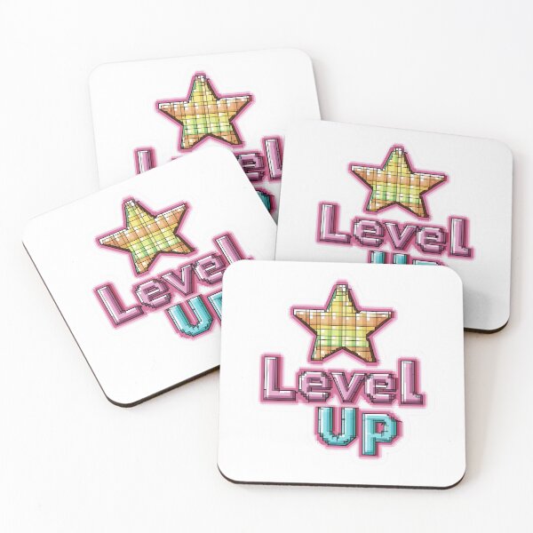 Item preview, Colorful Pixel Art Level Up Sticker with Star designed and sold by Liseri.