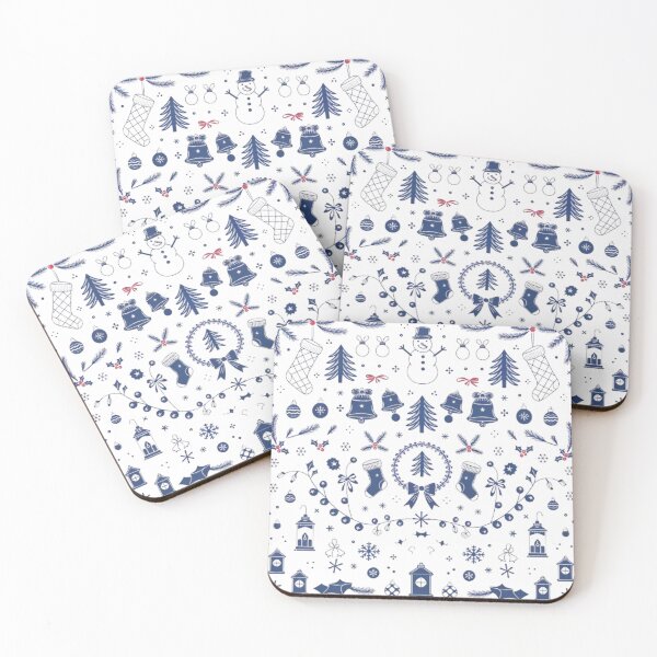 Item preview, Festive Winter Cheer: Minimalist Christmas Pattern designed and sold by Simplehue.
