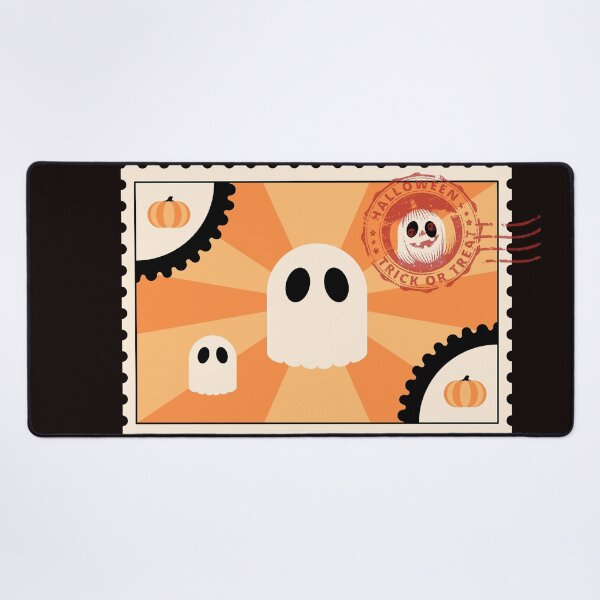 Item preview, Vintage Spooky Vibes: Ghosts & Pumpkins Postage Stamp designed and sold by Add2crt.