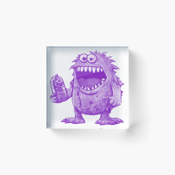 Item preview, Monster Eating Hotdog designed and sold by kinpirks.