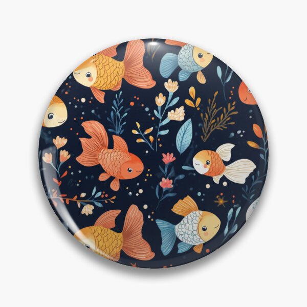 Item preview, Whimsical Goldfish Paradise designed and sold by Krishell103.