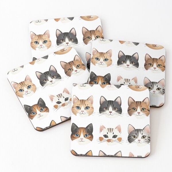 Item preview, Cute Cat Faces - Cat Lovers designed and sold by SparroCreative.