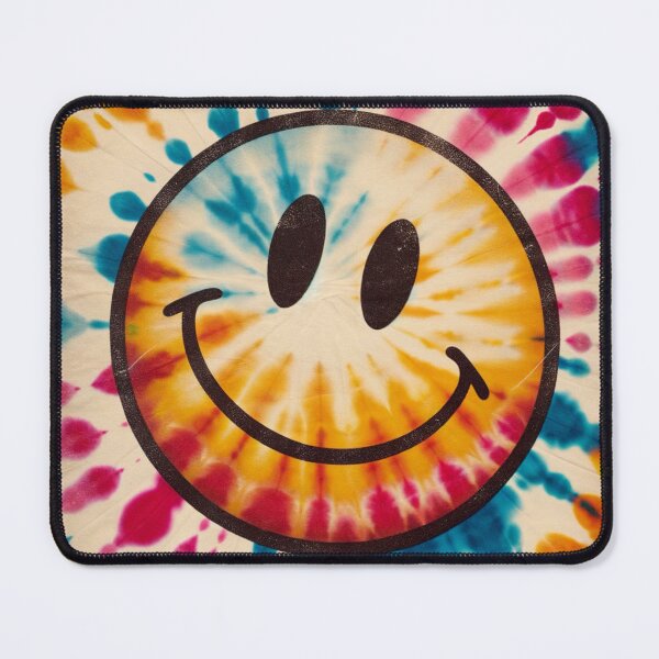 Item preview, Retro Tie Dye Smiley Face 1 designed and sold by BassHeadMomma.
