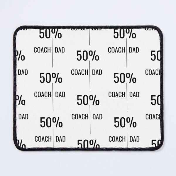 Item preview, Half coach, half dad, funny dad coach designed and sold by Merchattack.